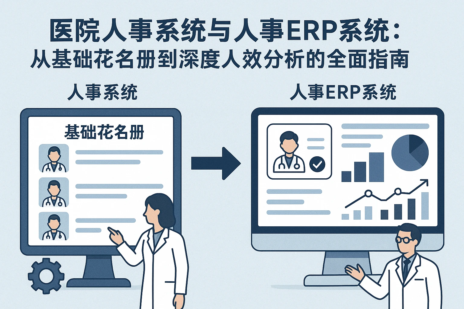 医院人事系统与人事ERP系统:从基础花名册到深度人效分析的全面指南