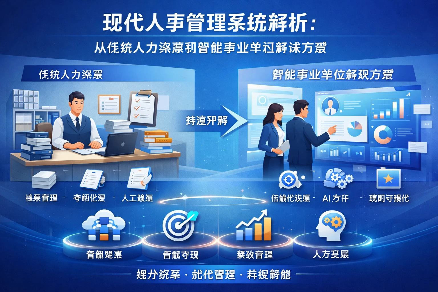 现代人事管理系统解析:从传统人力资源到智能事业单位解决方案