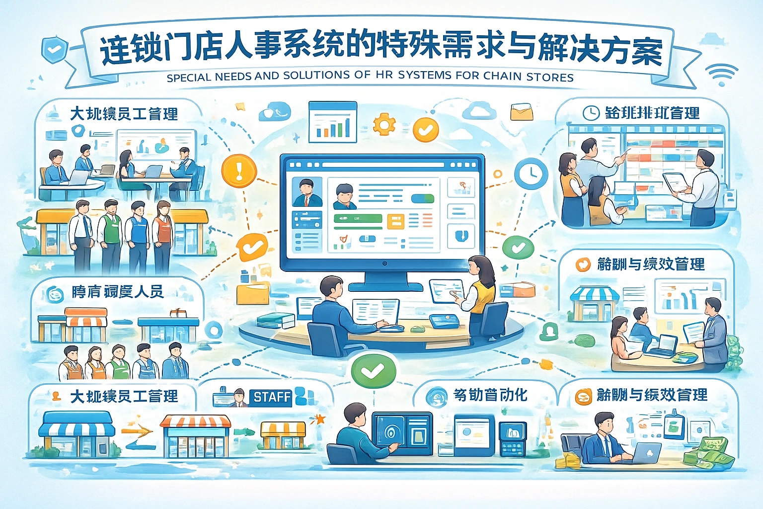 连锁门店人事系统的特殊需求与解决方案
