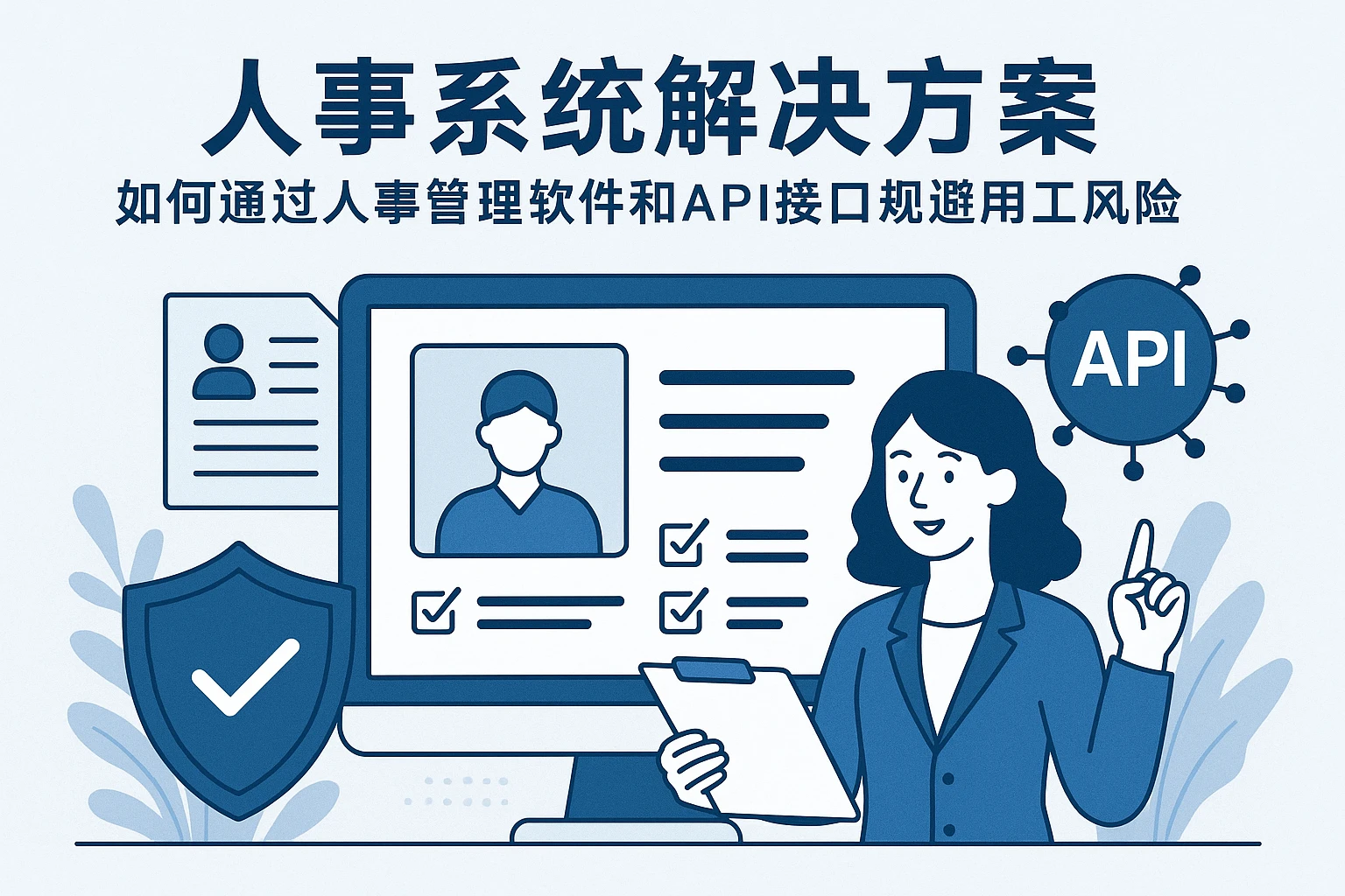 人事系统解决方案：如何通过人事管理软件和API接口规避用工风险