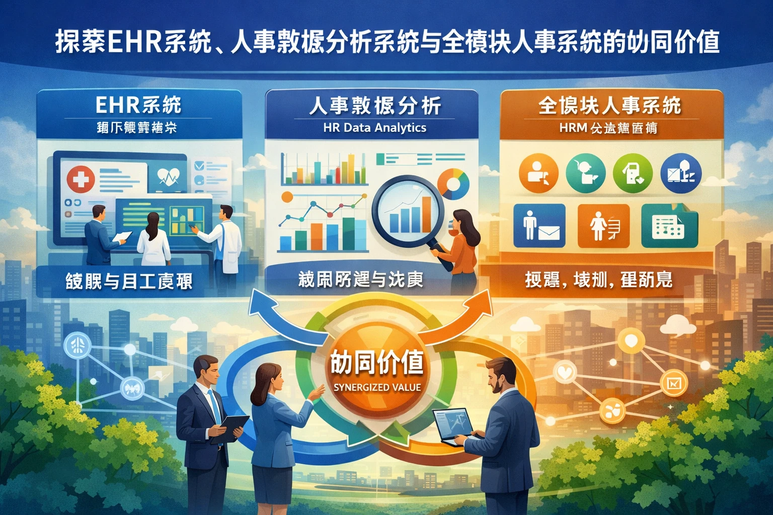探索ehr系统、人事数据分析系统与全模块人事系统的协同价值