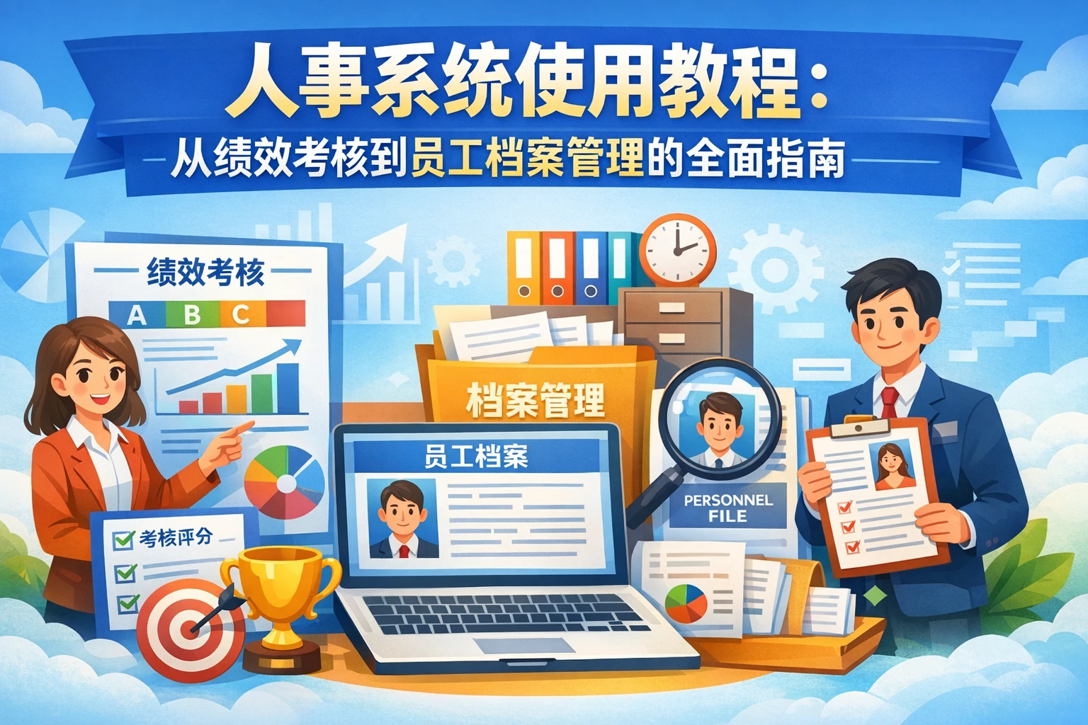人事系统使用教程：从绩效考核到员工档案管理的全面指南
