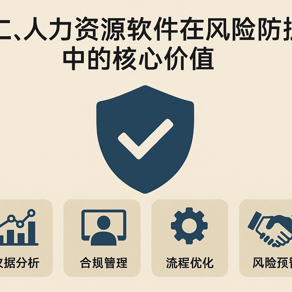 二、人力资源软件在风险防控中的核心价值