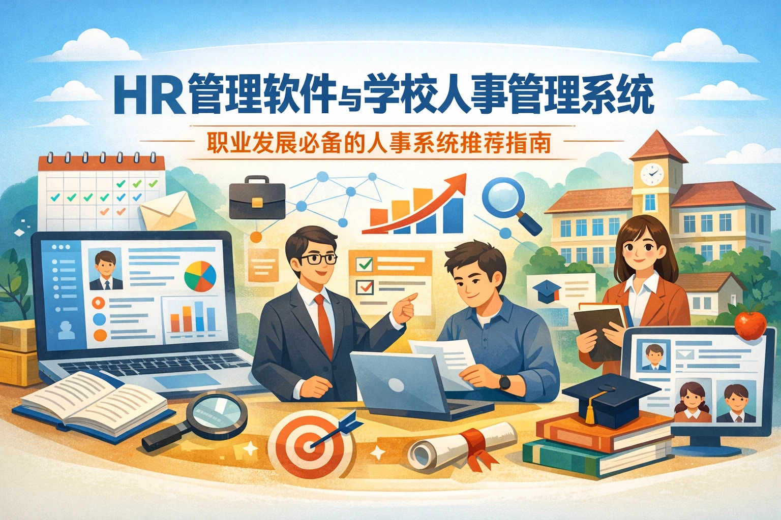 HR管理软件与学校人事管理系统：职业发展必备的人事系统推荐指南