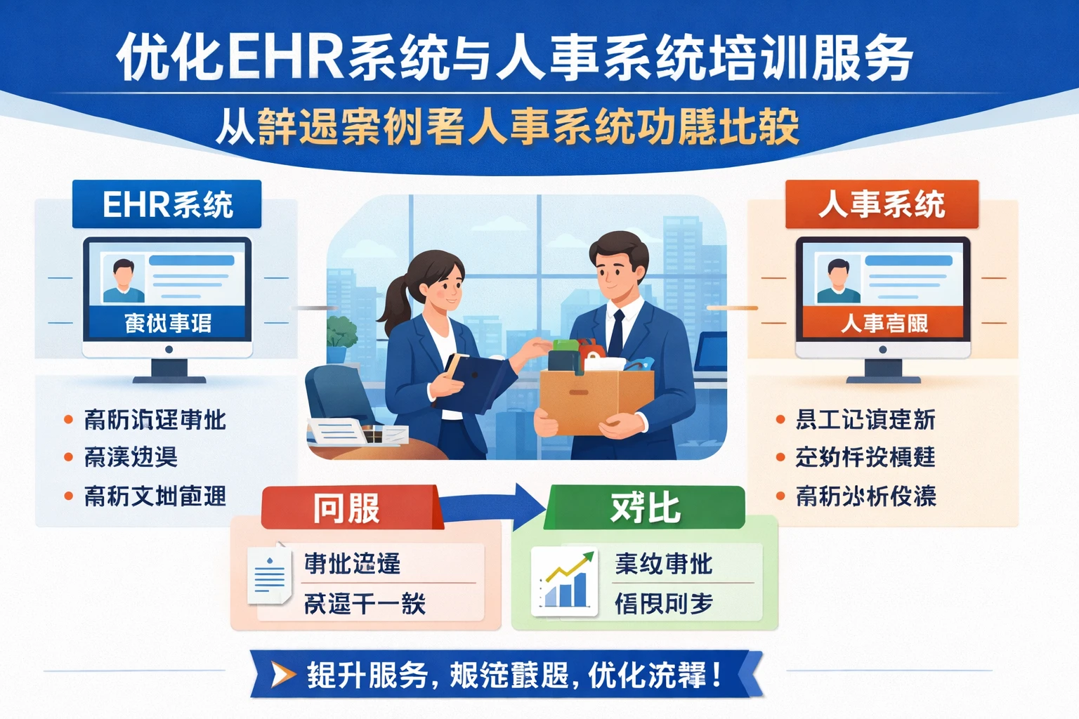 优化EHR系统与人事系统培训服务：从辞退案例看人事系统功能比较