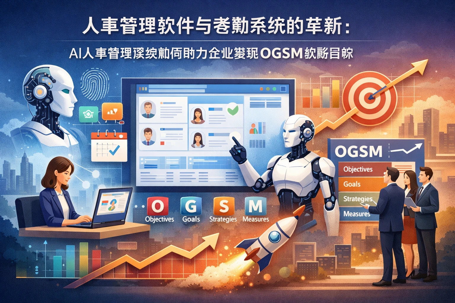 人事管理软件与考勤系统的革新：AI人事管理系统如何助力企业实现OGSM战略目标