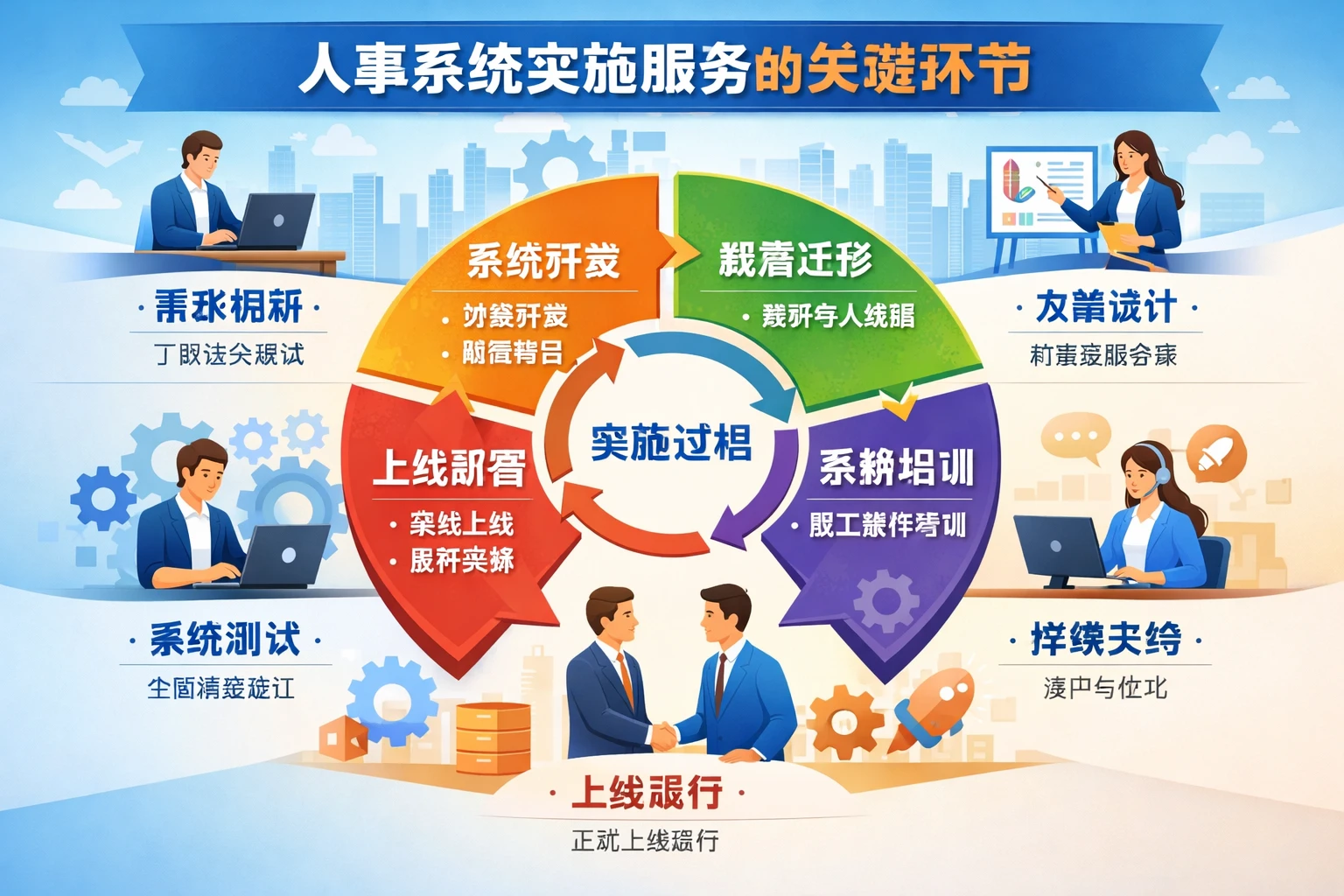 人事系统实施服务的关键环节