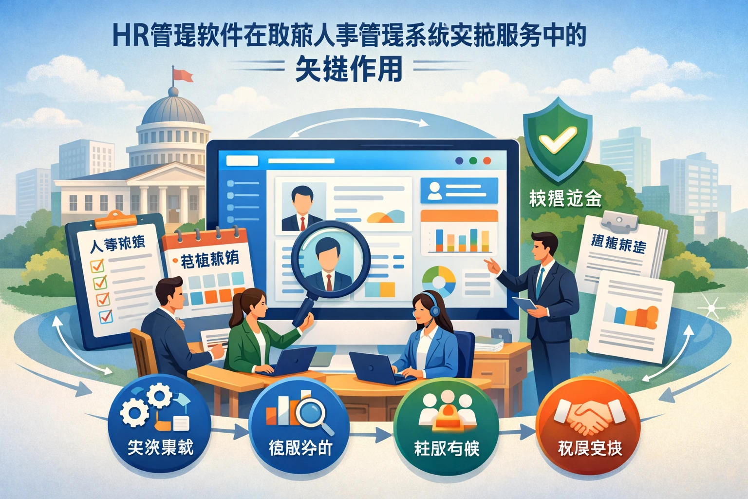 HR管理软件在政府人事管理系统实施服务中的关键作用