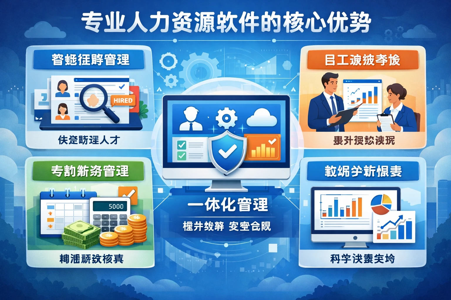 专业人力资源软件的核心优势