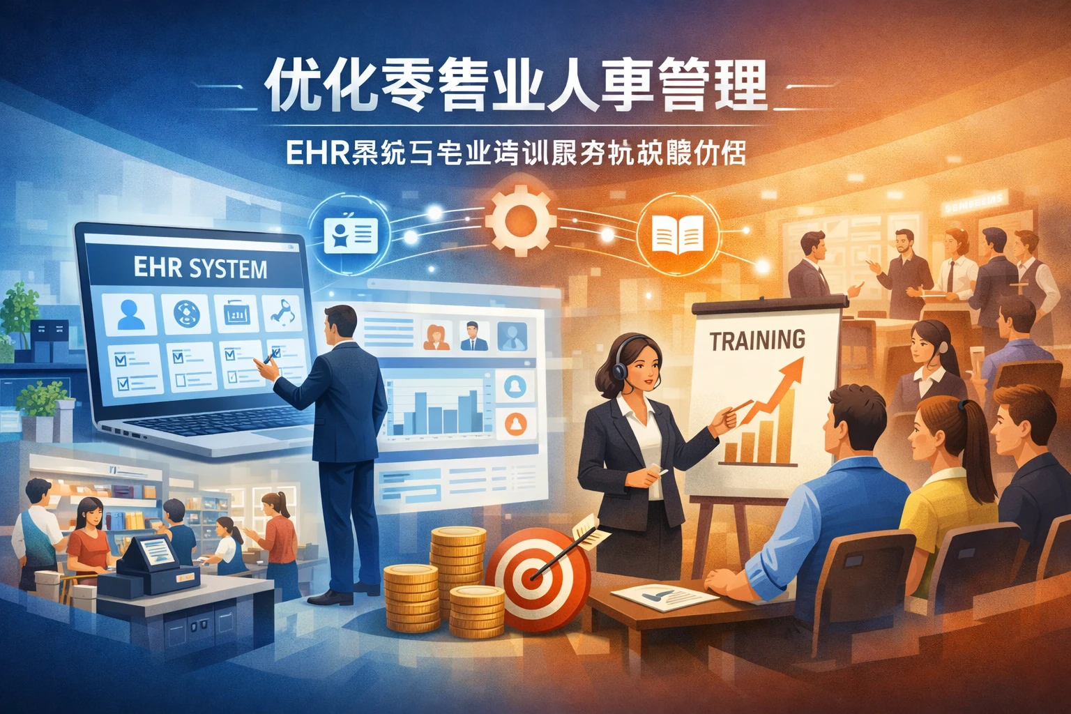 优化零售业人事管理：EHR系统与专业培训服务的战略价值