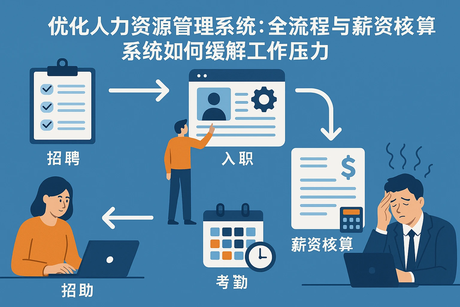 优化人力资源管理系统：全流程与薪资核算系统如何缓解工作压力