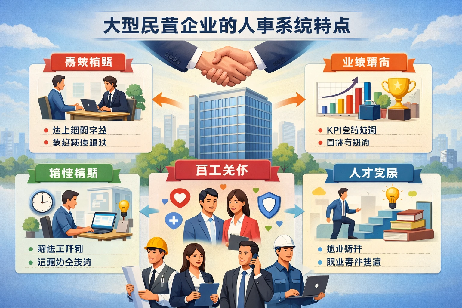 大型民营企业的人事系统特点