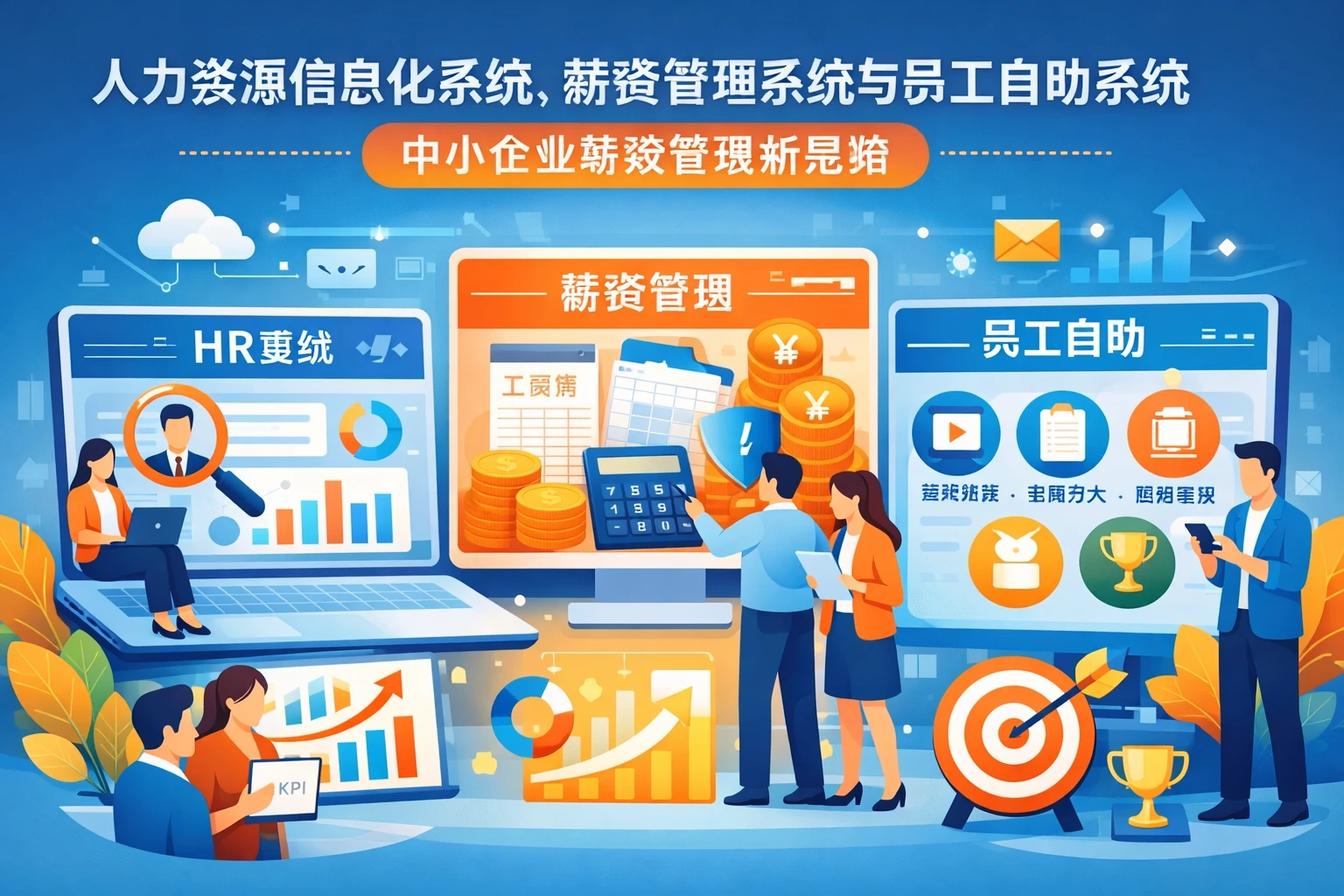 人力资源信息化系统、薪资管理系统与员工自助系统:中小企业绩效管理新思路