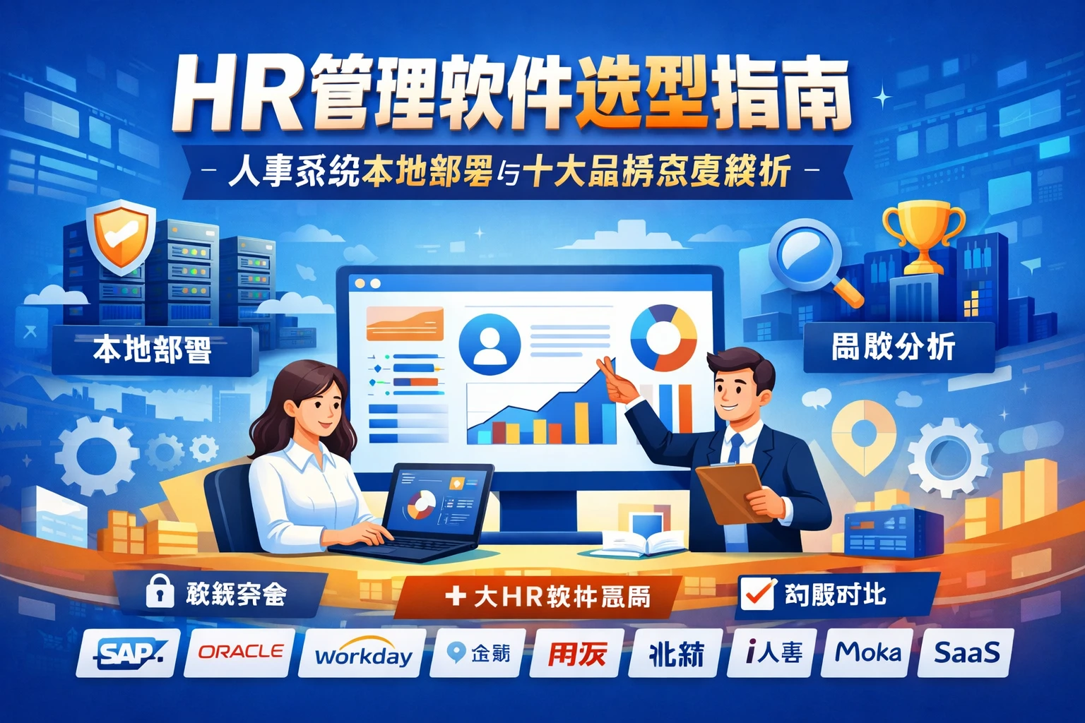 HR管理软件选型指南：人事系统本地部署与十大品牌深度解析