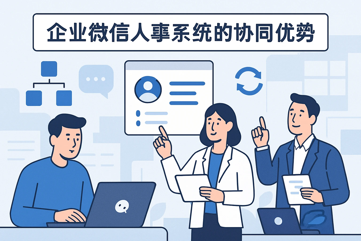 企业微信人事系统的协同优势