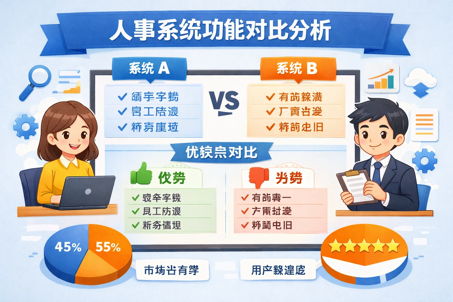 人事系统功能对比分析