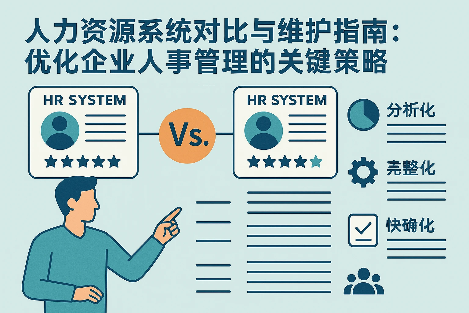 人力资源系统对比与维护指南:优化企业人事管理的关键策略