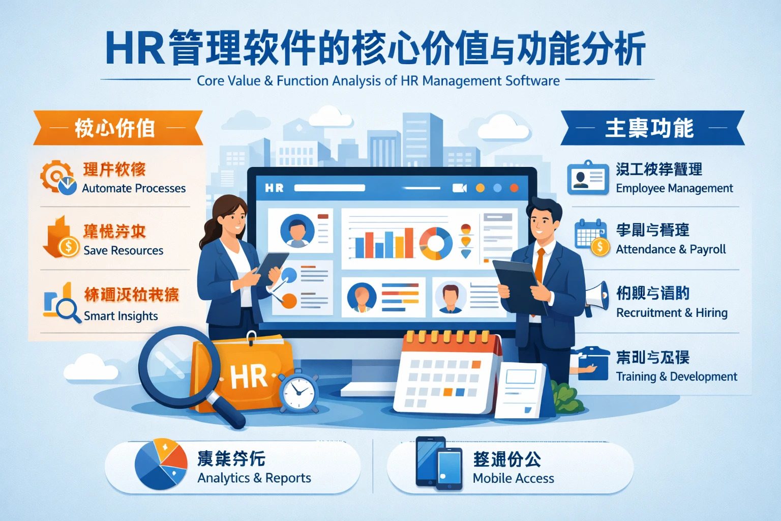 HR管理软件的核心价值与功能分析