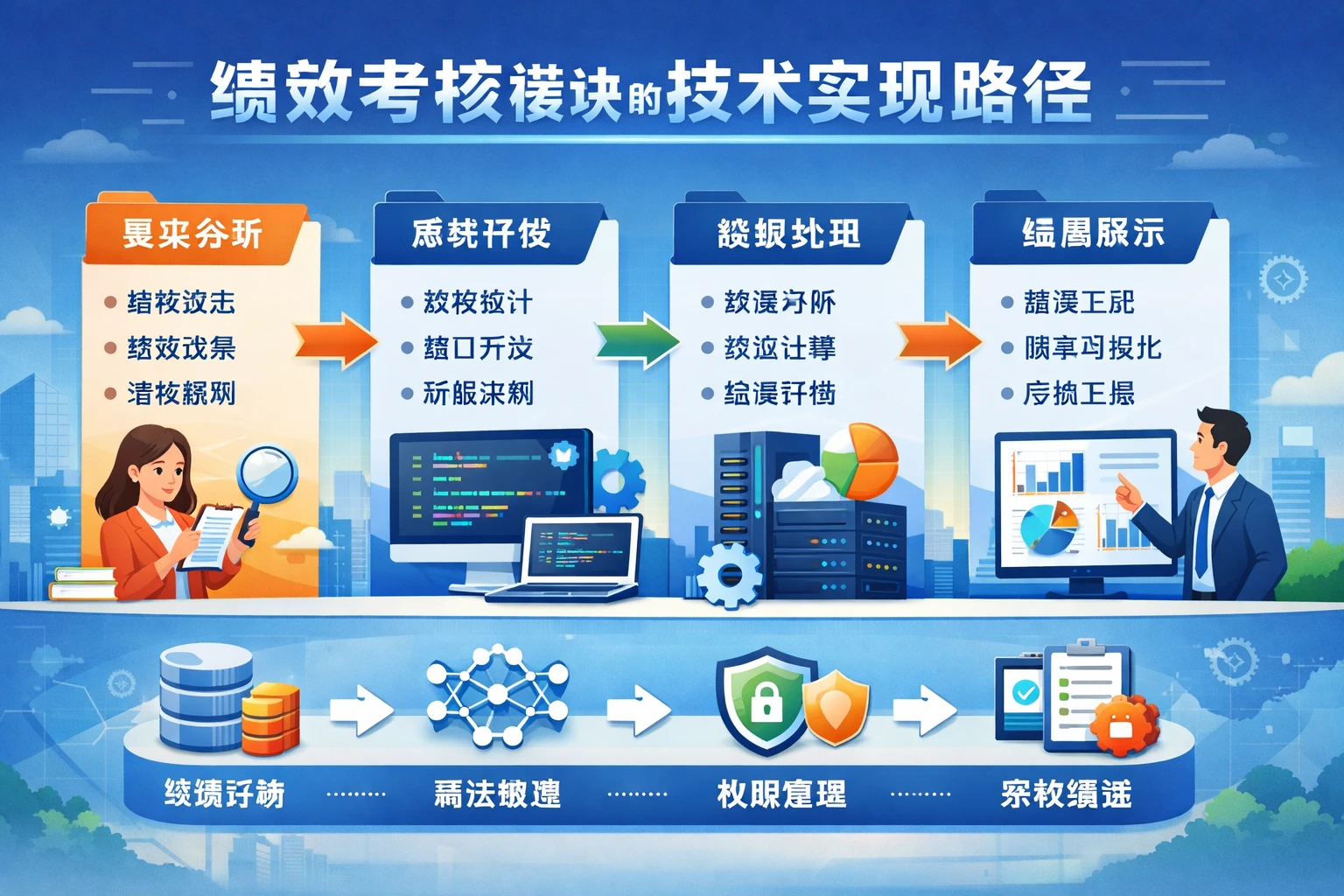 绩效考核模块的技术实现路径