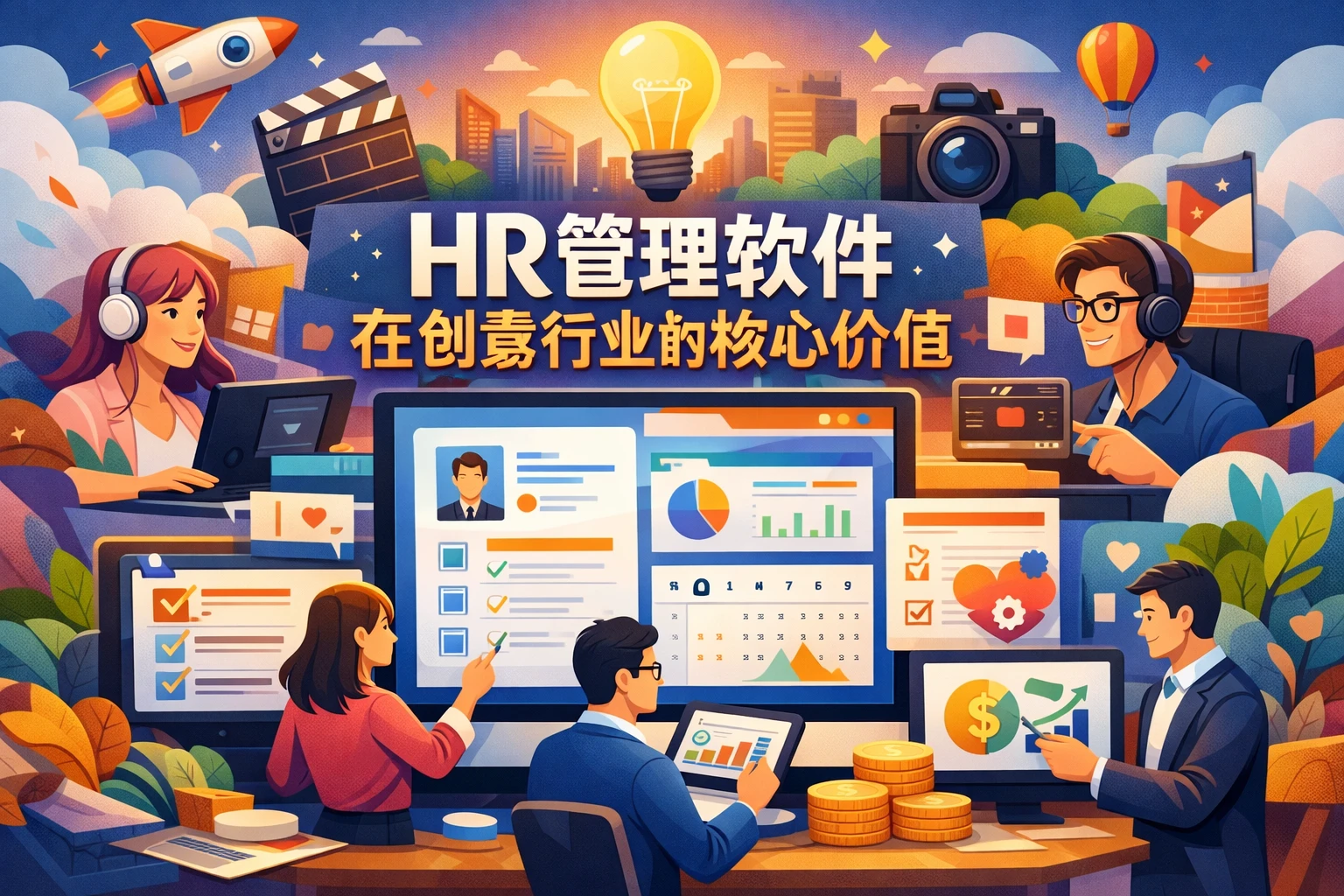 HR管理软件在创意行业的核心价值