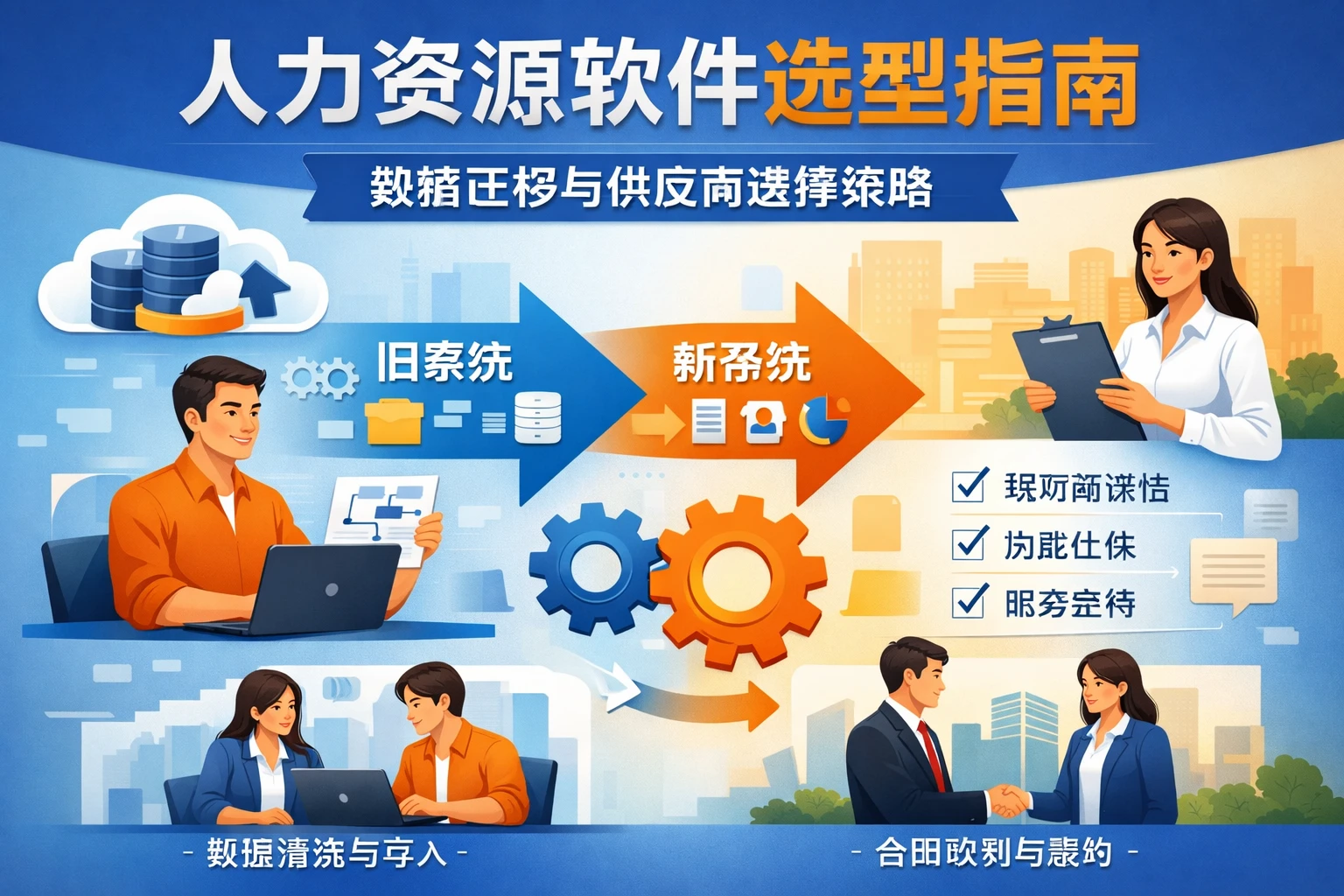 人力资源软件选型指南：数据迁移与供应商选择策略