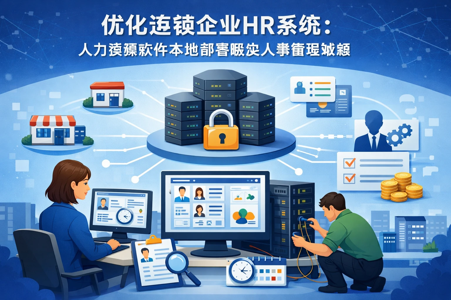 优化连锁企业HR系统：人力资源软件本地部署解决人事管理难题