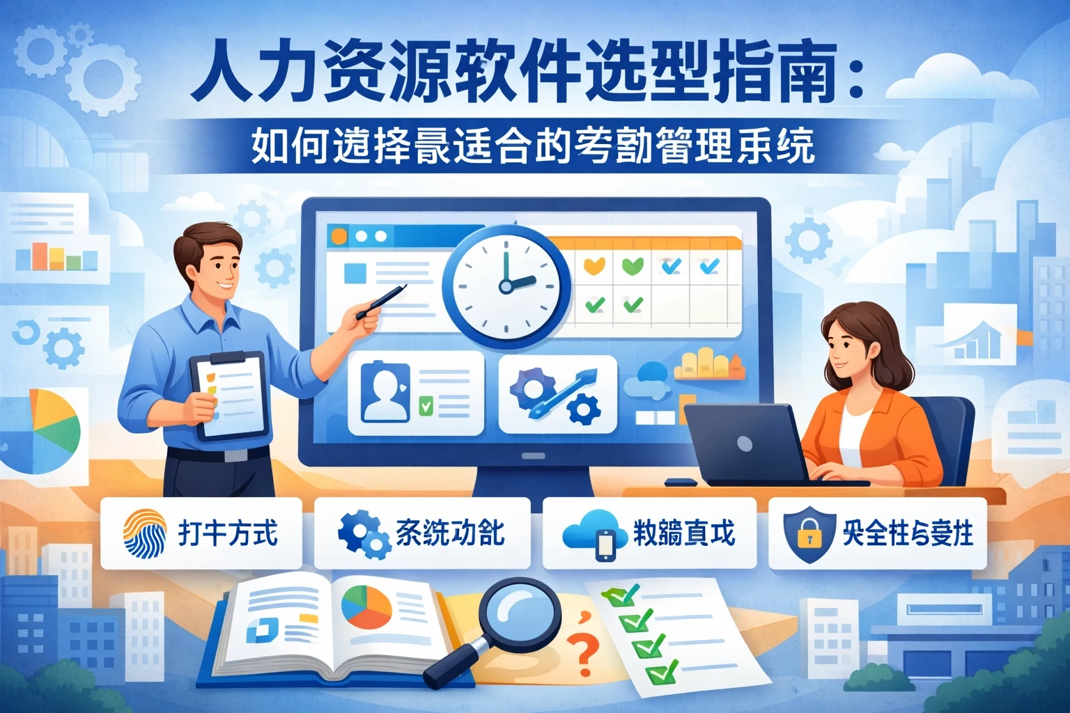 人力资源软件选型指南：如何选择最适合的考勤管理系统