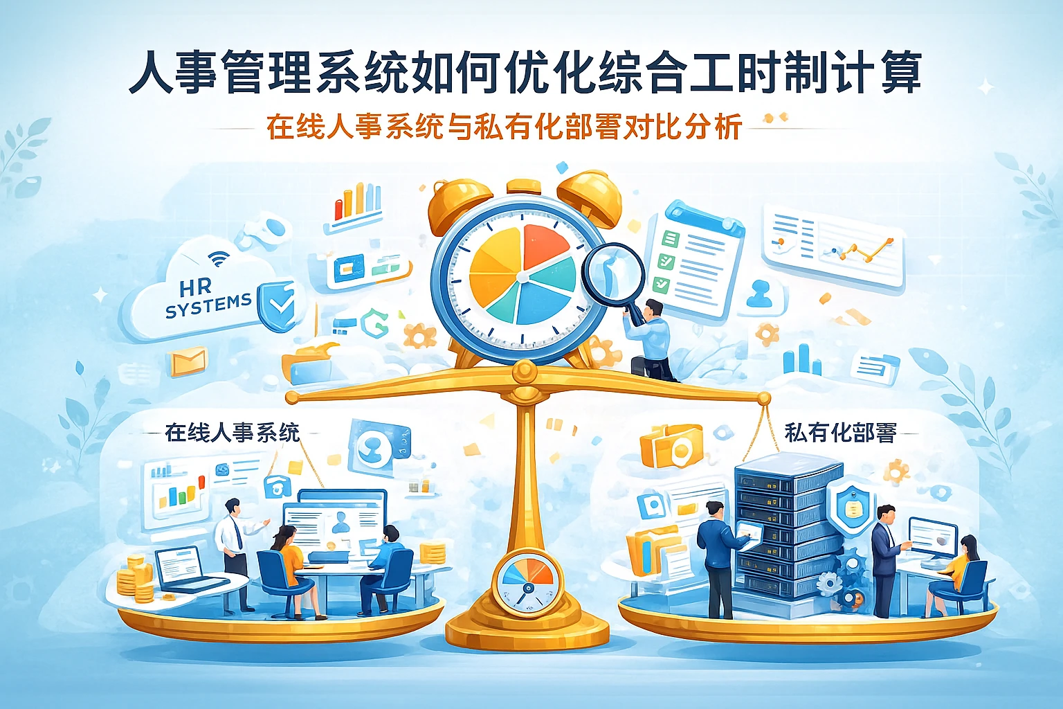 人事管理系统如何优化综合工时制计算 - 在线人事系统与私有化部署对比分析