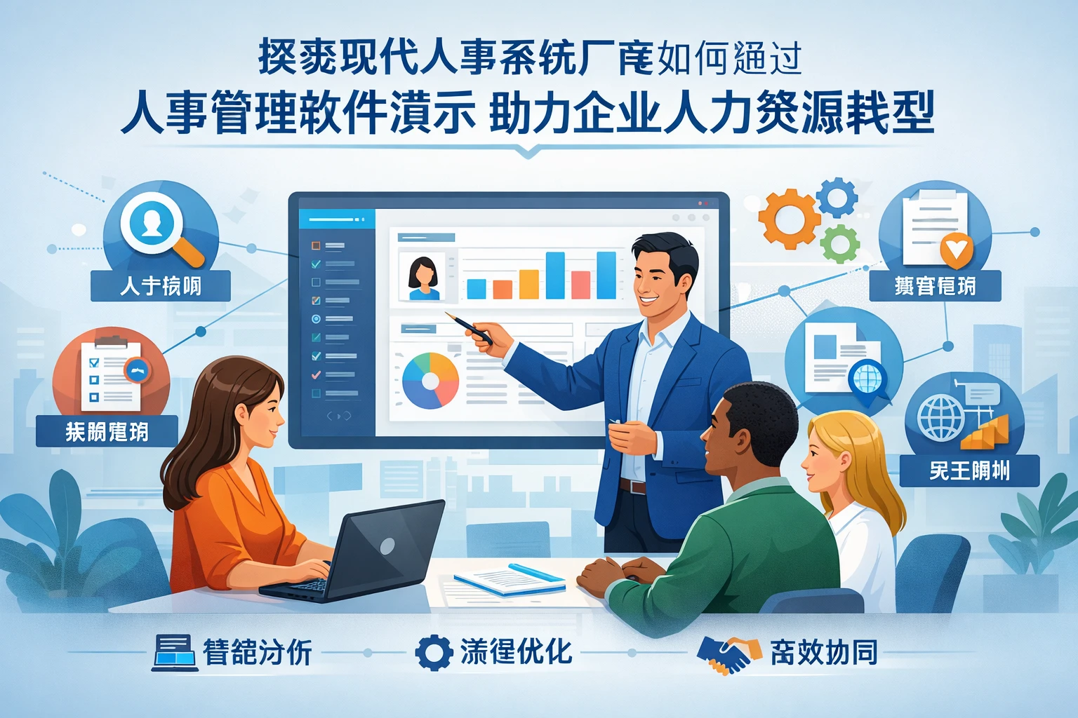 探索现代人事系统厂商如何通过人事管理软件演示助力企业人力资源转型