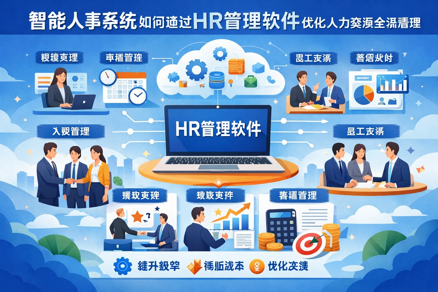 智能人事系统如何通过HR管理软件优化人力资源全流程管理