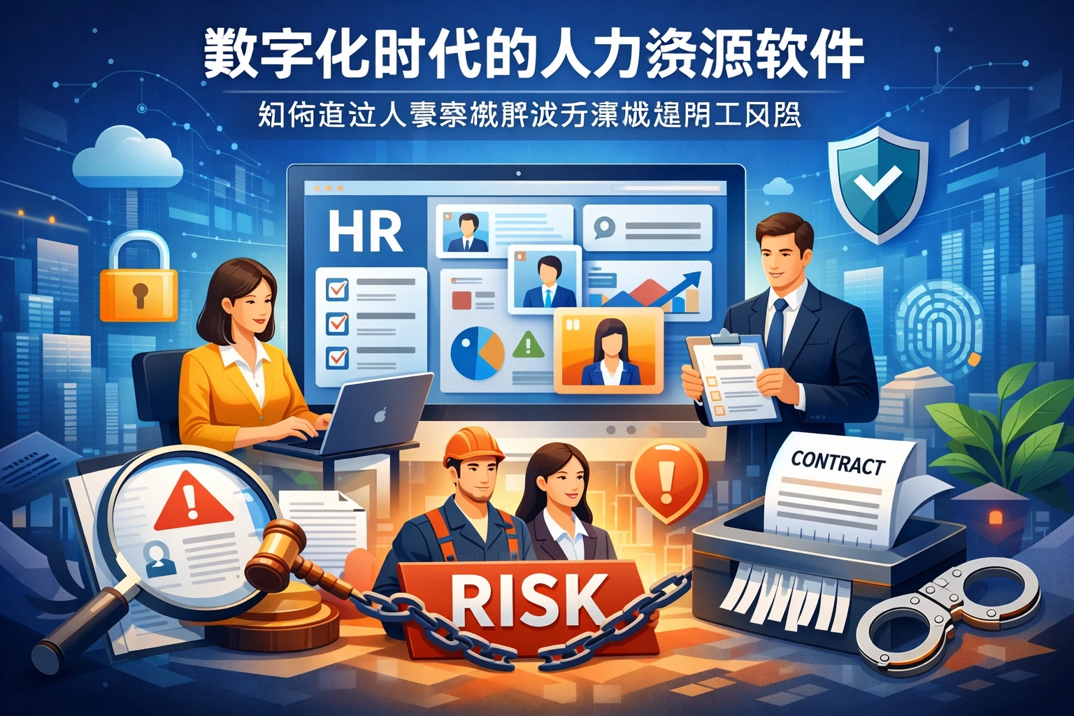 数字化时代的人力资源软件:如何通过人事系统解决方案规避用工风险