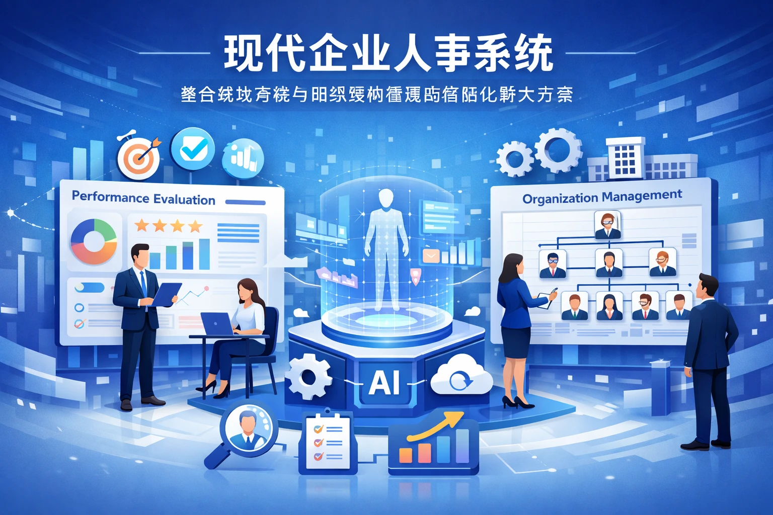 现代企业人事系统：整合绩效考核与组织架构管理的智能化解决方案
