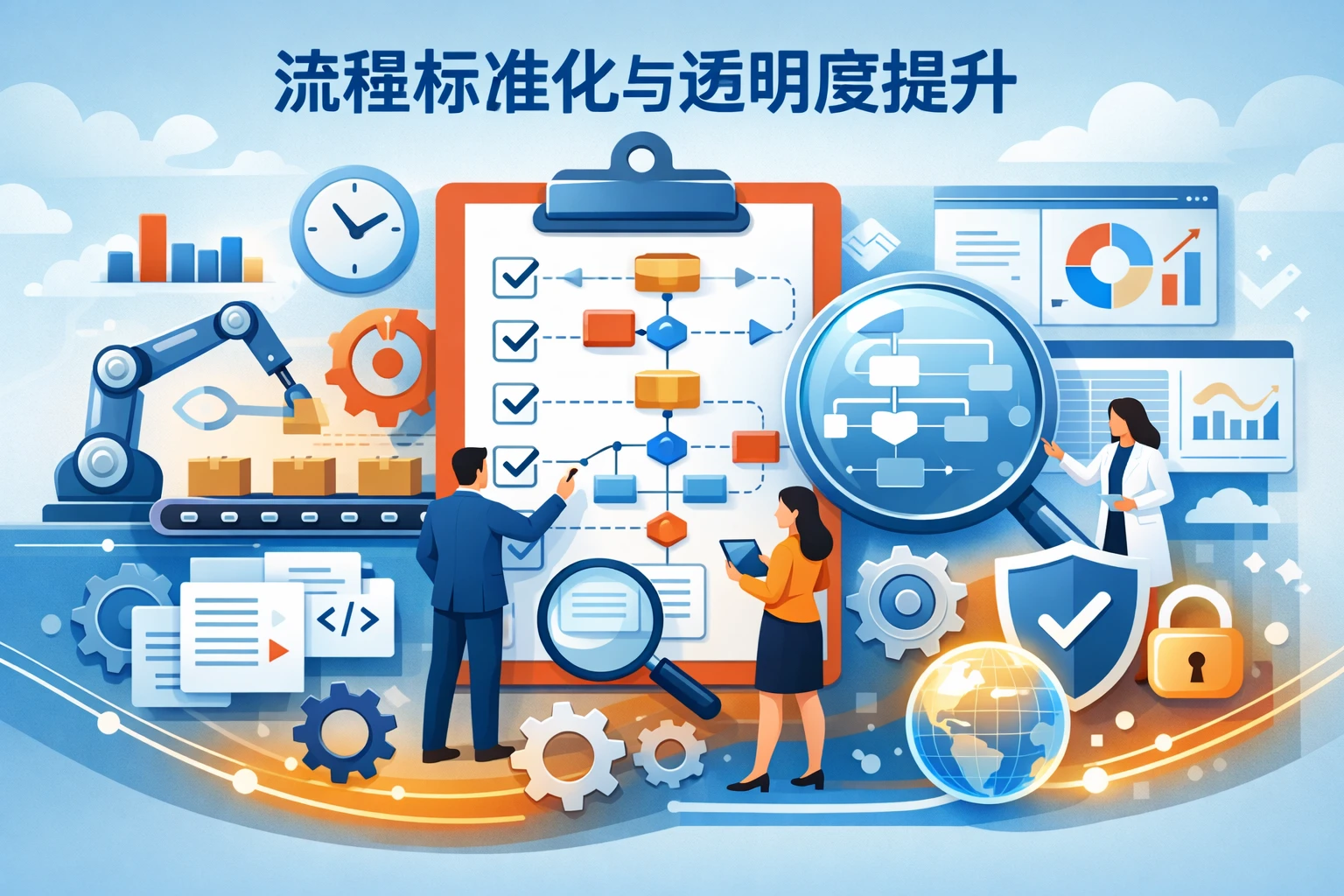 流程标准化与透明度提升