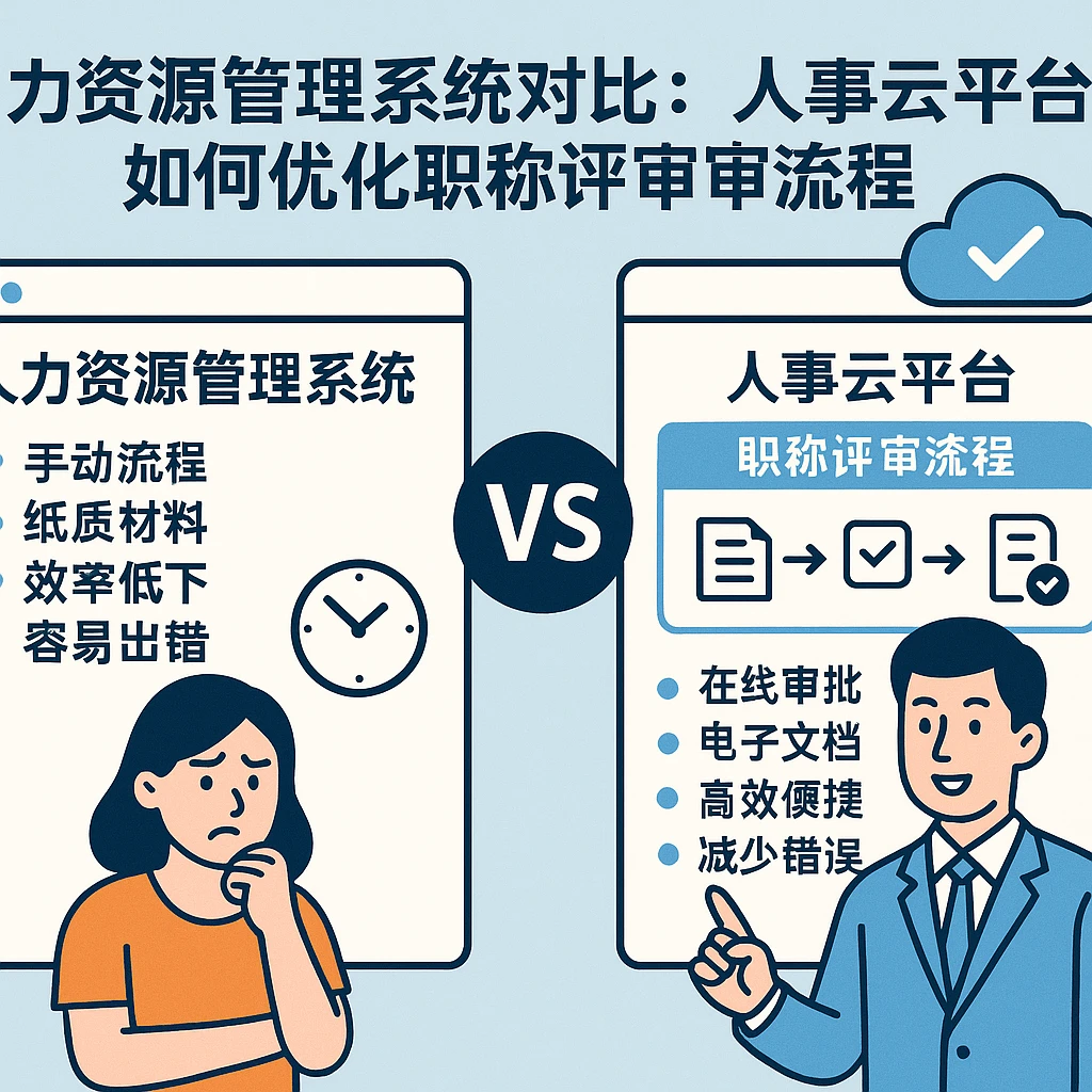 人力资源管理系统对比：人事云平台如何优化职称评审流程