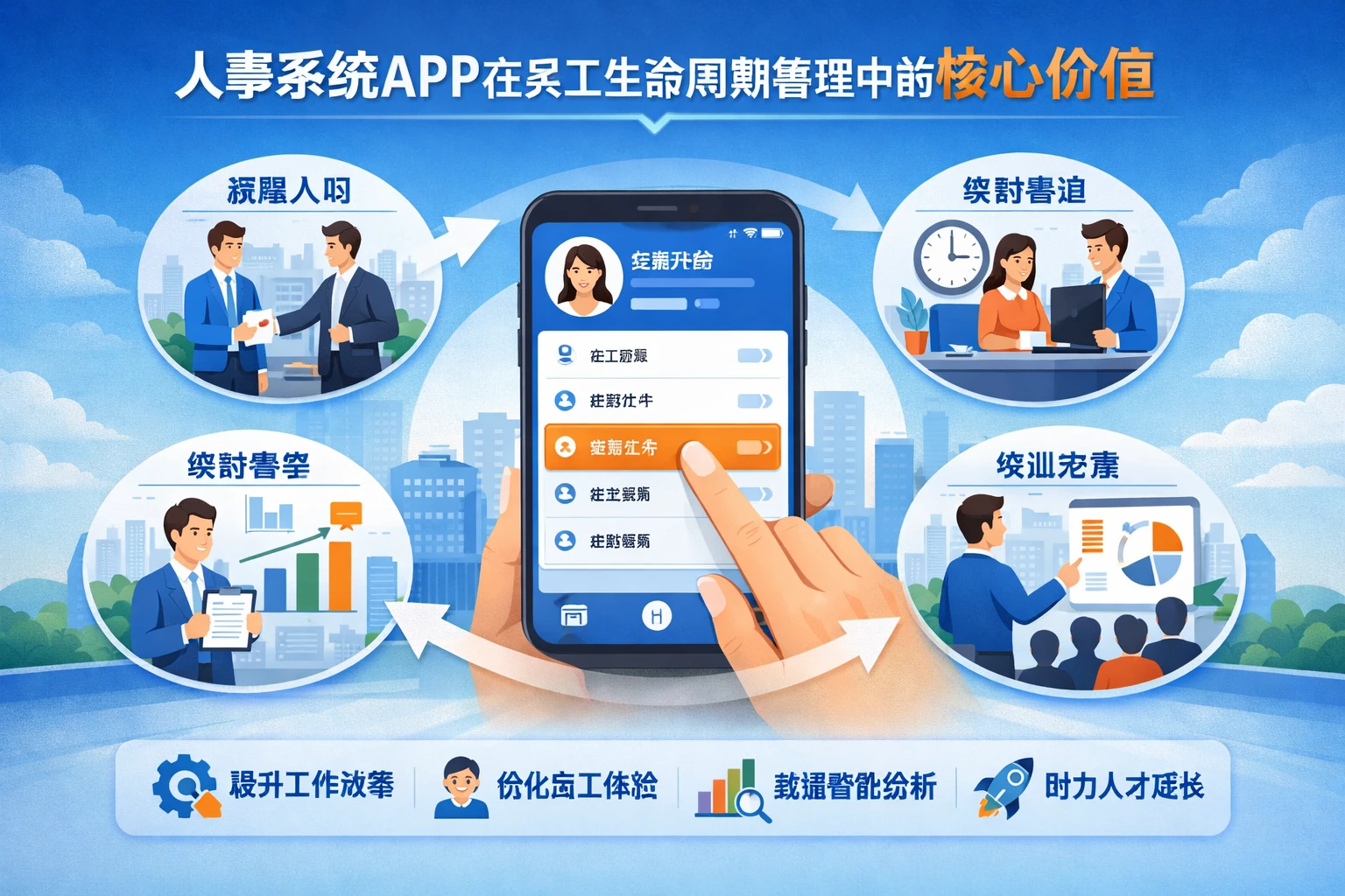 人事系统APP在员工生命周期管理中的核心价值