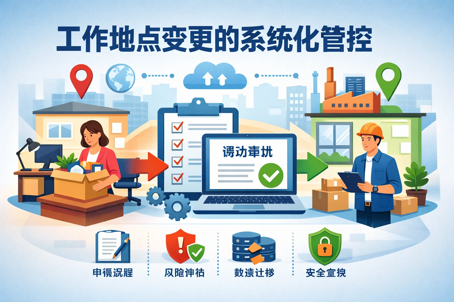 工作地点变更的系统化管控