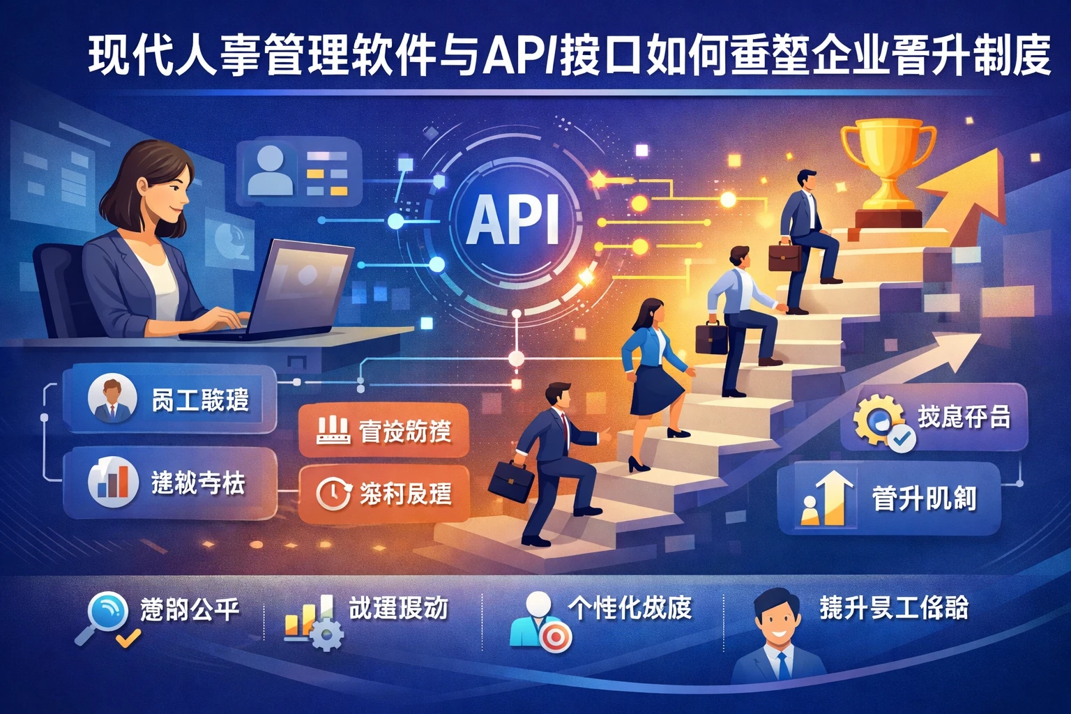 现代人事管理软件与API接口如何重塑企业晋升制度