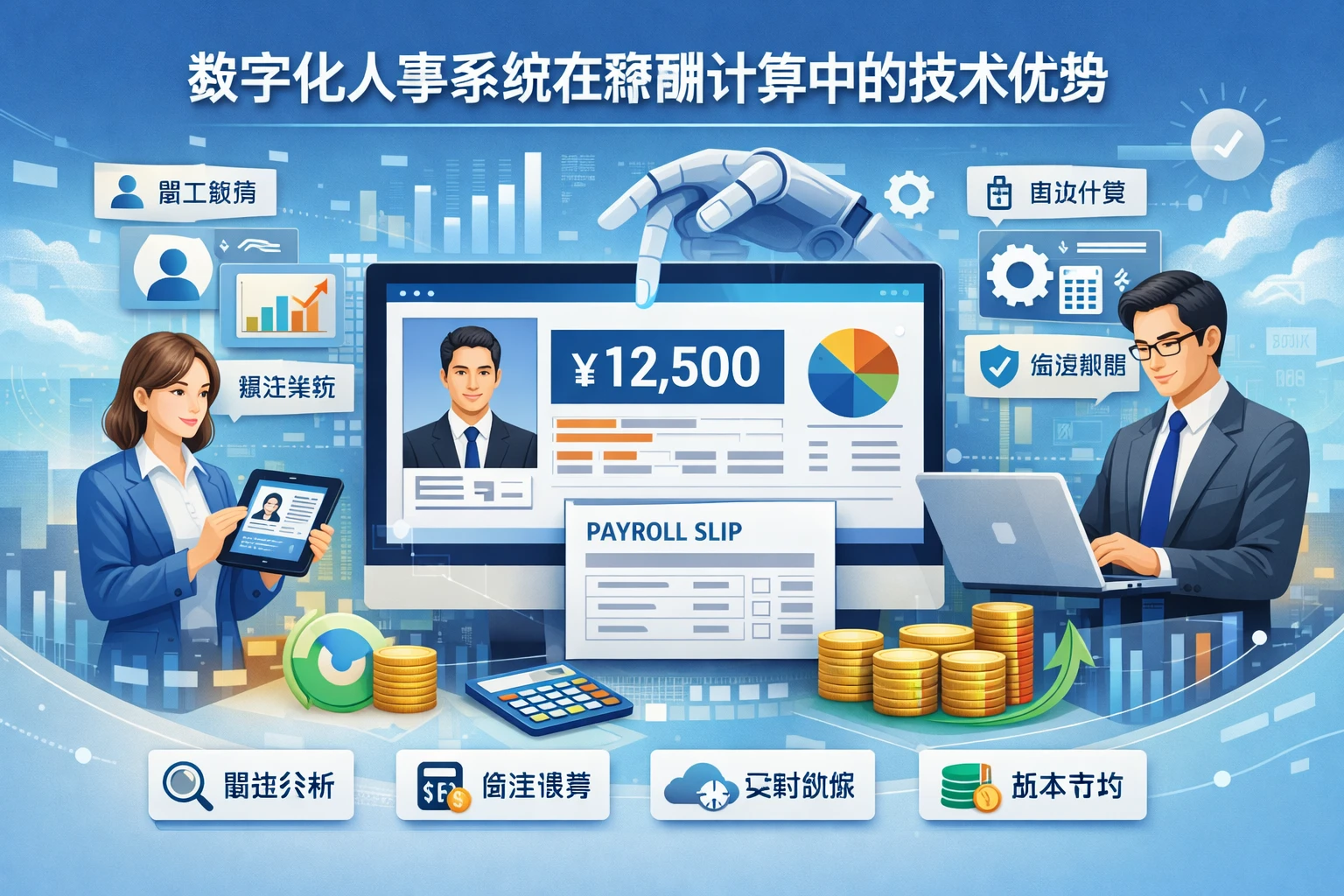 数字化人事系统在薪酬计算中的技术优势