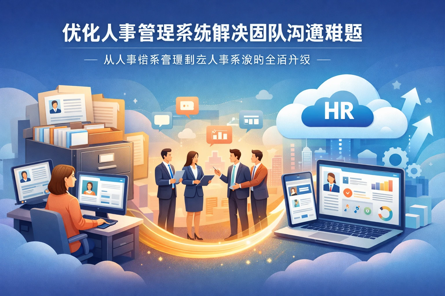 优化人事管理系统解决团队沟通难题:从人事档案管理到云人事系统的全面升级