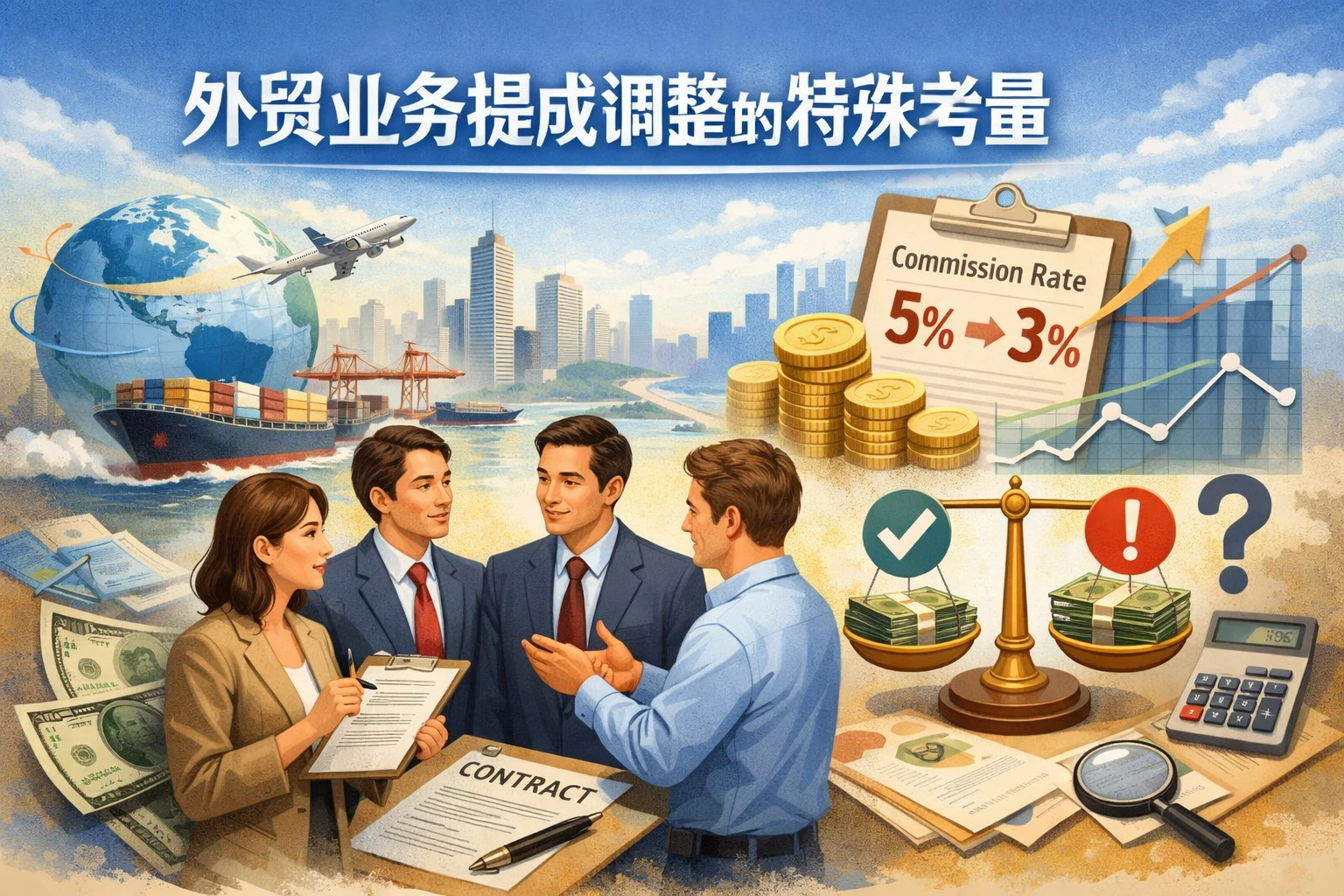 外贸业务提成调整的特殊考量