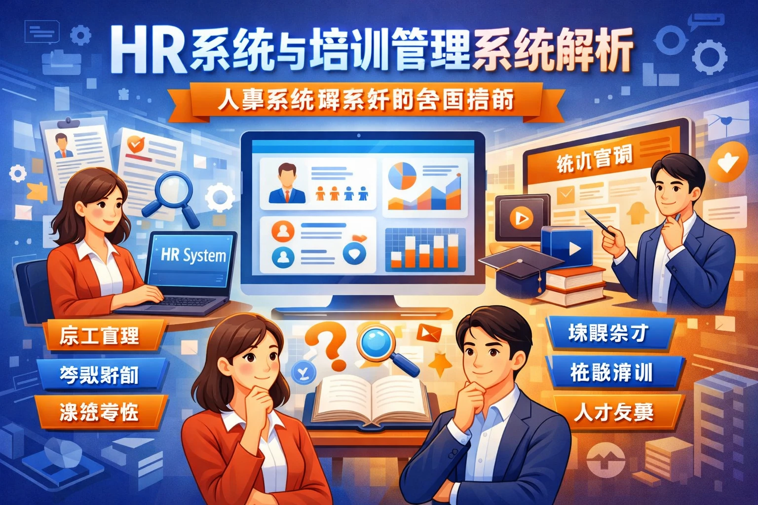 HR系统与培训管理系统解析：人事系统哪家好的全面指南