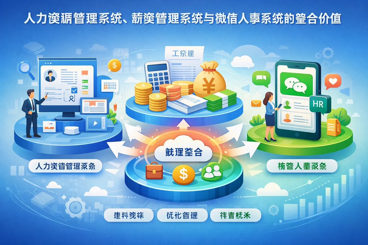 人力资源管理系统、薪资管理系统与微信人事系统的整合价值