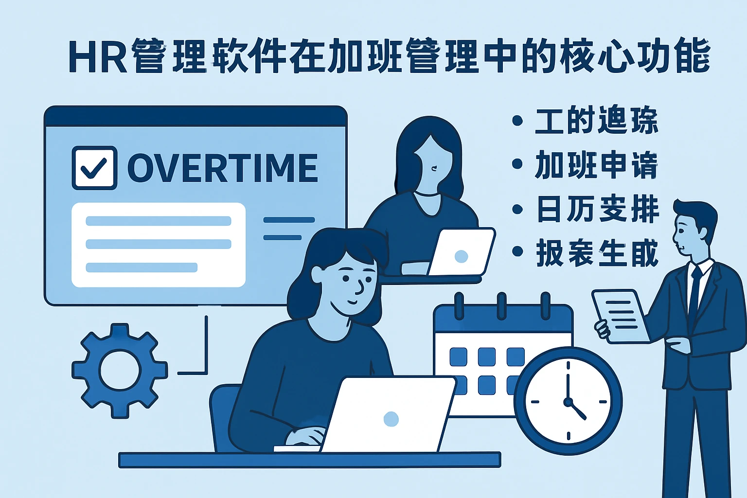 HR管理软件在加班管理中的核心功能