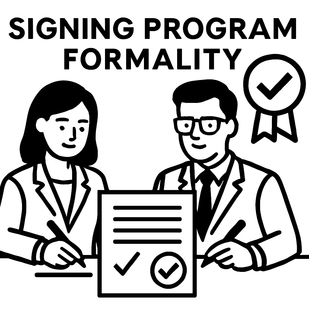 签订程序的规范性