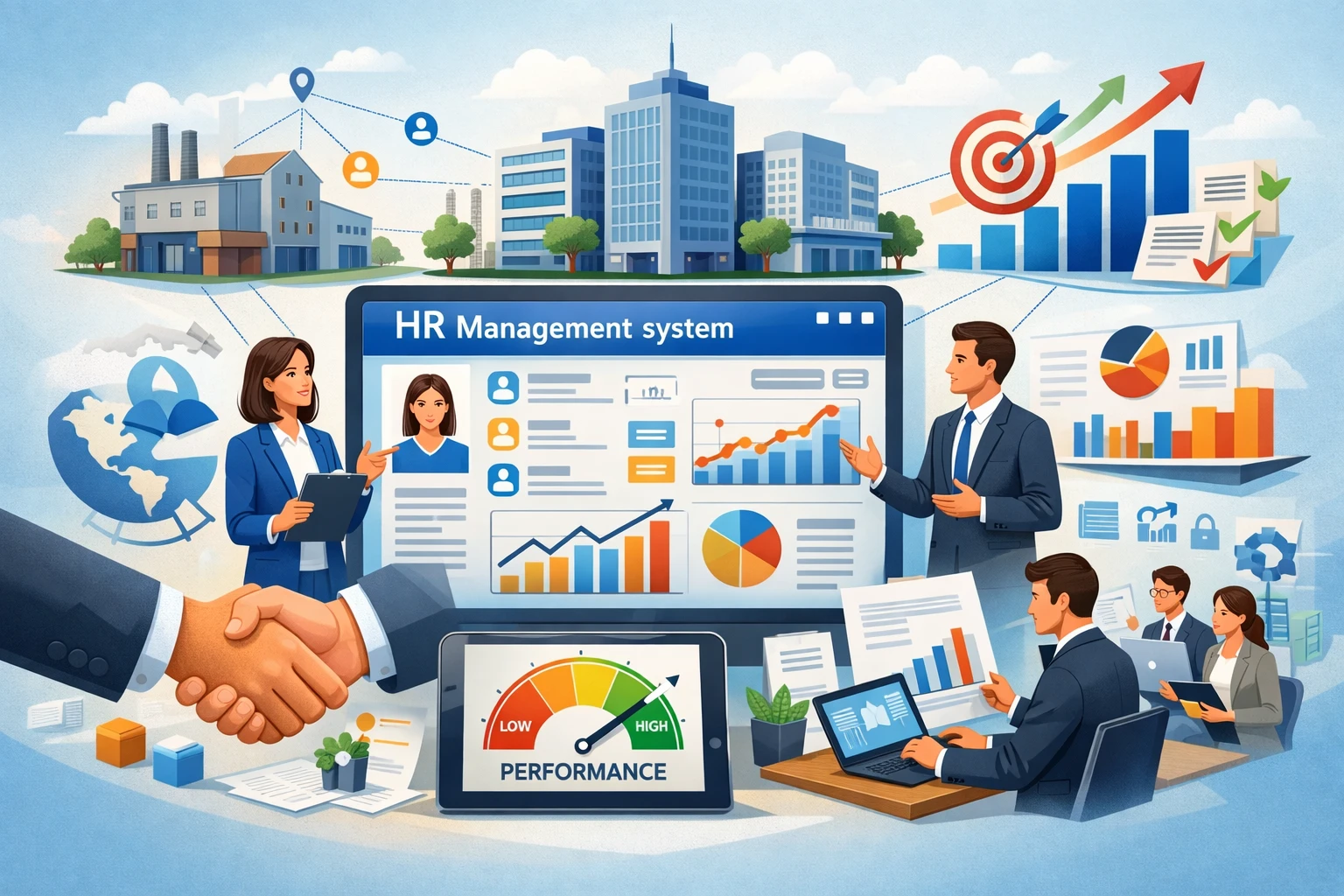 优化企业人力资源：人事管理系统、多分支机构协同与绩效管理的整合之道