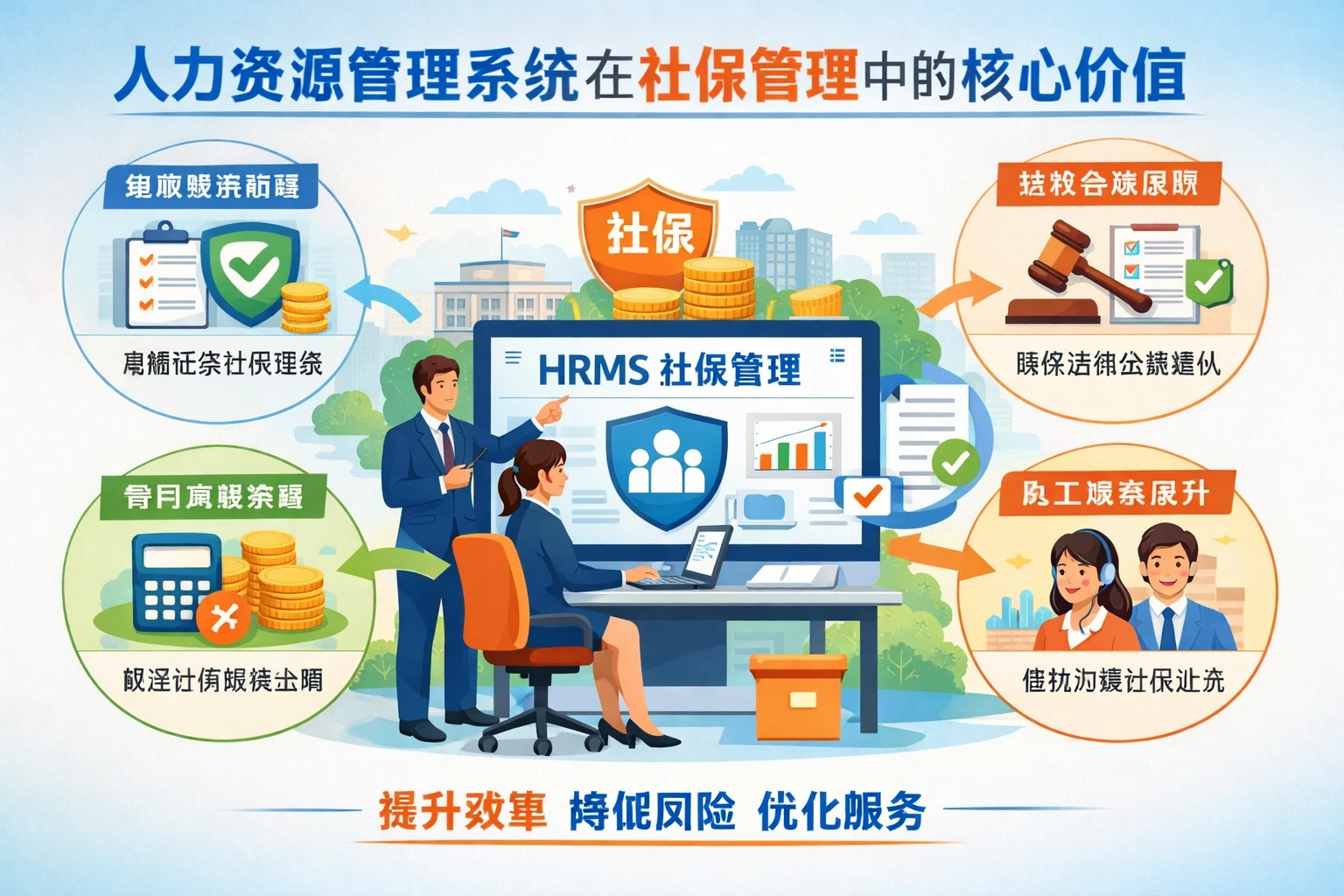 人力资源管理系统在社保管理中的核心价值