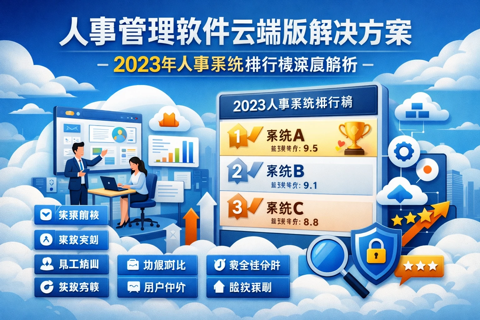 人事管理软件云端版解决方案：2023年人事系统排行榜深度解析