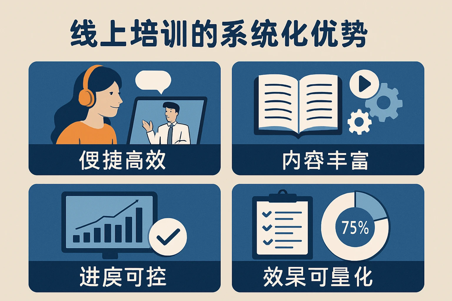 线上培训的系统化优势