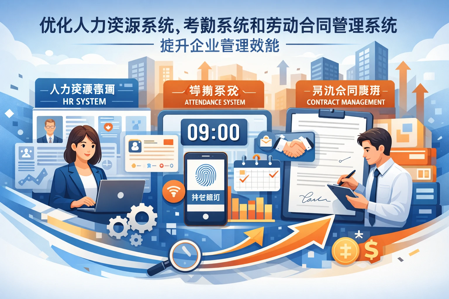 优化人力资源系统、考勤系统和劳动合同管理系统提升企业管理效能