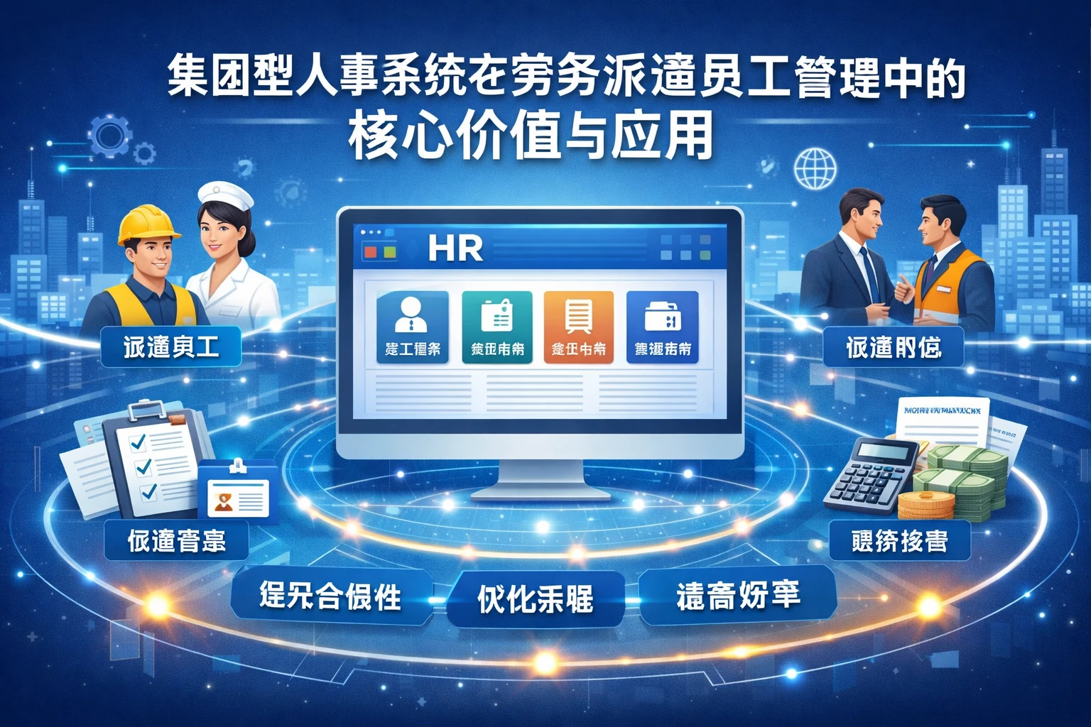 集团型人事系统在劳务派遣员工管理中的核心价值与应用